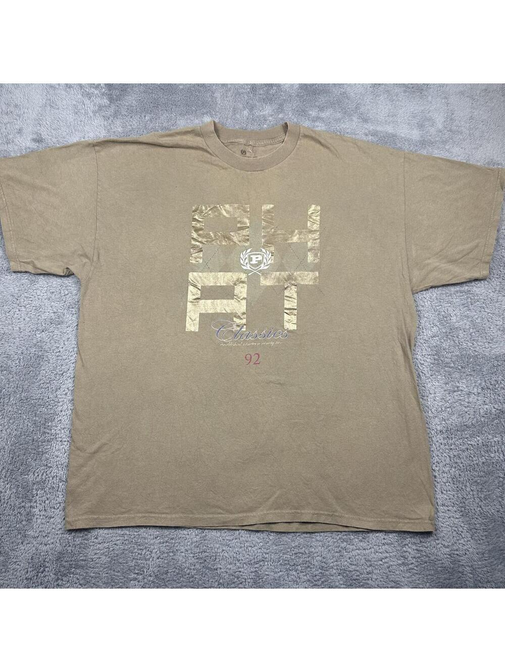 Phat Farm Classic 92 Tan Graphic T-Shirt XL